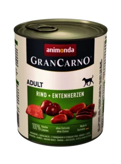 ANIMONDA GranCarno Adulte Chien Coeur De Boeuf Et De Canard 400g X6