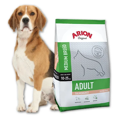 Arion Original Adulte Race Moyenne Saumon & Riz 3kg 1 Arion Original Adulte Race Moyenne Saumon & Riz 3kg