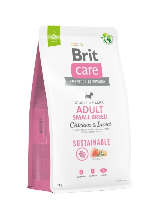BRIT CARE Dog Sustainable Adult Small Breed Chicken & Insect 7kg 1 BRIT CARE Dog Sustainable Adult Small Breed Chicken & Insect 7kg