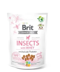 Brit Care Dog Crunchy Cracker Puppy Insects Rich In Whey 200g X12
