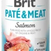 Brit Pate & Meat Avec Du Saumon 400g X12