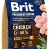 Brit Premium By Nature Adult M Avec Poulet 3kg