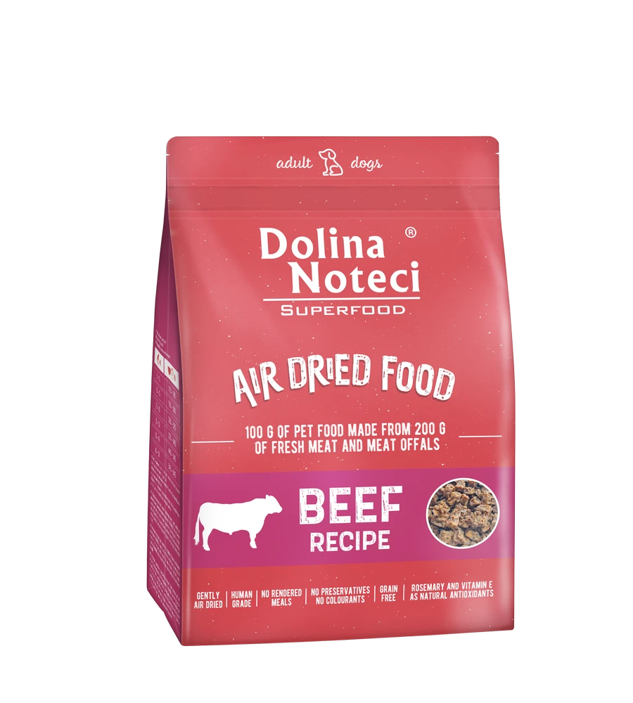 DOLINA NOTECI Plat De Boeuf Superfood - Croquettes Pour Chiens 1kg 1 DOLINA NOTECI Plat De Boeuf Superfood - Croquettes Pour Chiens 1kg