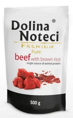 Dolina Noteci Premium Pure Bœuf Avec Riz Brun 500g X12