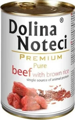 Dolina Noteci Premium Pure Boeuf Avec Riz Brun 800g X6