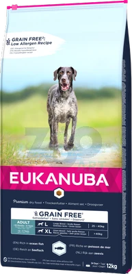 Nouveaux produits -Magasin De Fournitures Pour Chiens fre pl EUKANUBA Adult Large Grain Free 12kg 24942 1