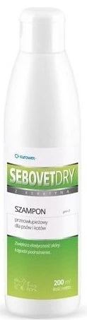 Eurowet Sebovet Shampooing Sec 200ml