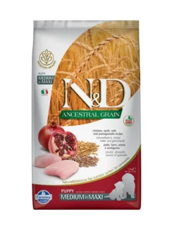 FARMINA N&D Ancestral Grain Canin POULET & GRENADE PUPPY MEDIUM&MAXI 2,5kg