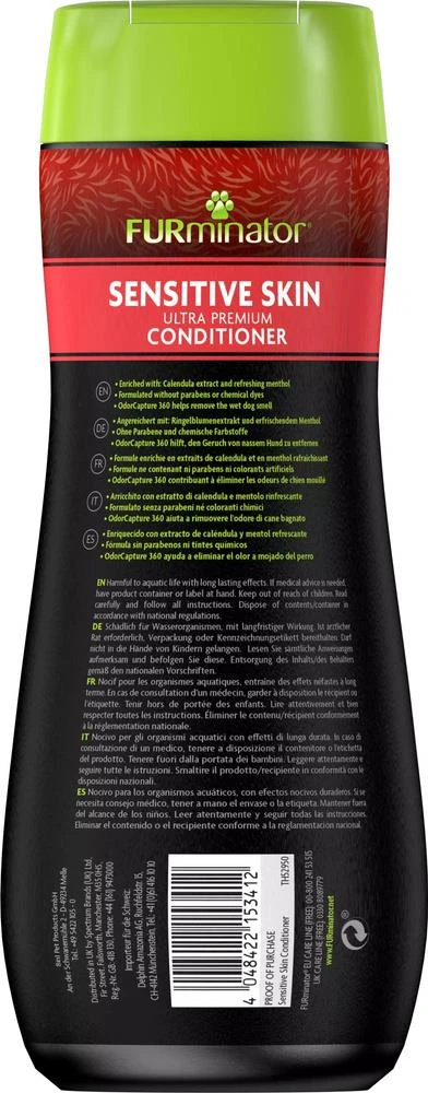 FURMINATOR Sensitive Skin Ultra Premium Conditioner 473 Ml 2 FURMINATOR Sensitive Skin Ultra Premium Conditioner 473 Ml – Image 2