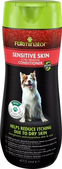 FURMINATOR Sensitive Skin Ultra Premium Conditioner 473 Ml 5 FURMINATOR Sensitive Skin Ultra Premium Conditioner 473 Ml -Magasin De Fournitures Pour Chiens fre pl FURMINATOR Sensitive Skin Ultra Premium Conditioner 473 ml 28356 3