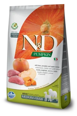 Farmina N&D Pumpkin Grain Free Canine Adult Medium&Maxi Boar&Apple 12kg