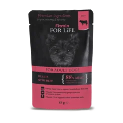 Fitmin Dog For Life Adult Bœuf En Sauce 85g X 12