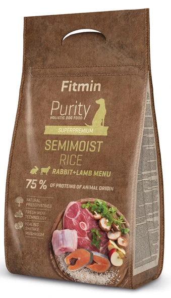 Fitmin Purity Riz Semimaliste Lapin&Agneau 800g 1 Fitmin Purity Riz Semimaliste Lapin&Agneau 800g