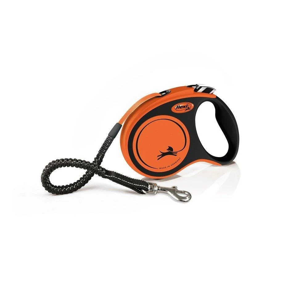 Flexi Laisse Xtreme S Ruban 5m Jusqu'à 20kg Orange + Surprise Gratuite Pour Chien 2 Flexi Laisse Xtreme S Ruban 5m Jusqu'à 20kg Orange + Surprise Gratuite Pour Chien – Image 2