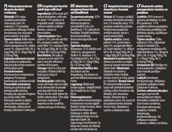 Hektor Premium - Barre D'alimentation Pour Chiens Mix Bœuf-Poulet 20x900g 4 Hektor Premium - Barre D'alimentation Pour Chiens Mix Bœuf-Poulet 20x900g – Image 4