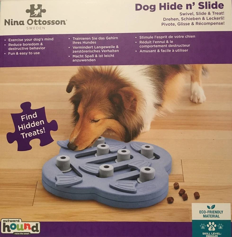 Nina Ottosson Dog Hide 'N Slide Purple - Jeu éducatif Pour Chiens - Niveau 2. 2 Nina Ottosson Dog Hide 'N Slide Purple - Jeu éducatif Pour Chiens - Niveau 2. – Image 2