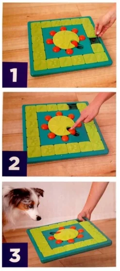 Nina Ottosson Dog MultiPuzzle - Un Jeu Interactif Pour Les Chiens - Niveau 4. -Magasin De Fournitures Pour Chiens fre pl Nina Ottosson Dog MultiPuzzle un jeu interactif pour les chiens niveau 4 25960 3