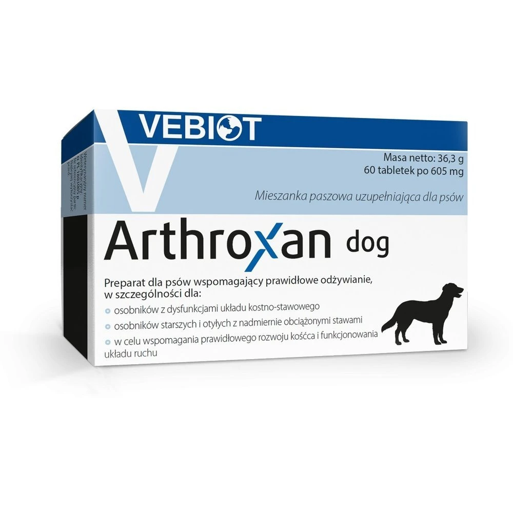 Nutrifarm Sp. Z O.o. Vebiot Arthroxan Dog 60 Tablettes 1 Nutrifarm Sp. Z O.o. Vebiot Arthroxan Dog 60 Tablettes