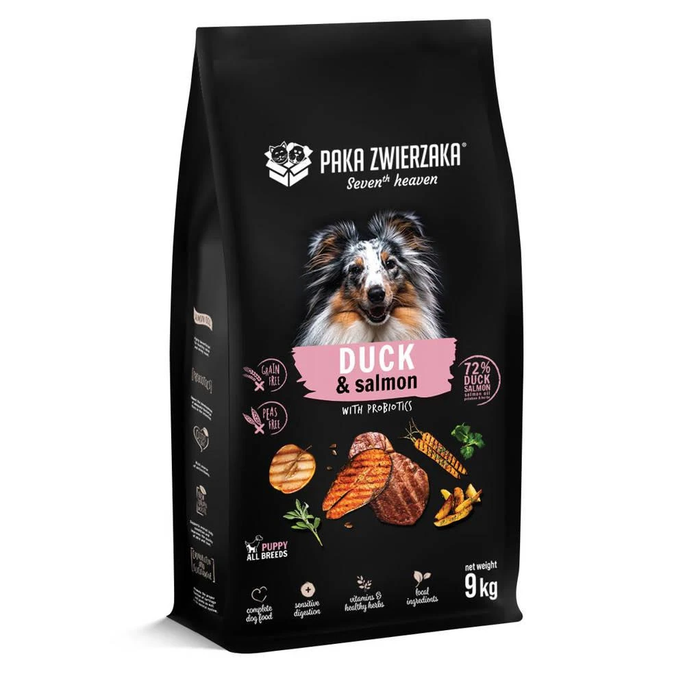 Paka Zwierzaka -Seventh Heaven - Canard Et Saumon 9kg 1 Paka Zwierzaka -Seventh Heaven - Canard Et Saumon 9kg