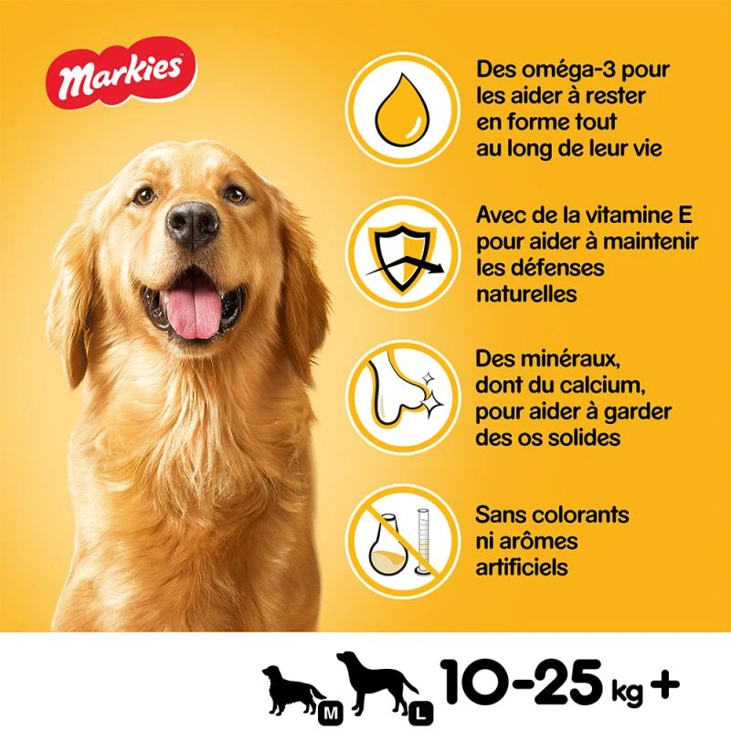 Pedigree Markies Biscuits Croustillants Pour Chiens Adultes Avec Os à Moelle 12.5kg 2 Pedigree Markies Biscuits Croustillants Pour Chiens Adultes Avec Os à Moelle 12.5kg – Image 2