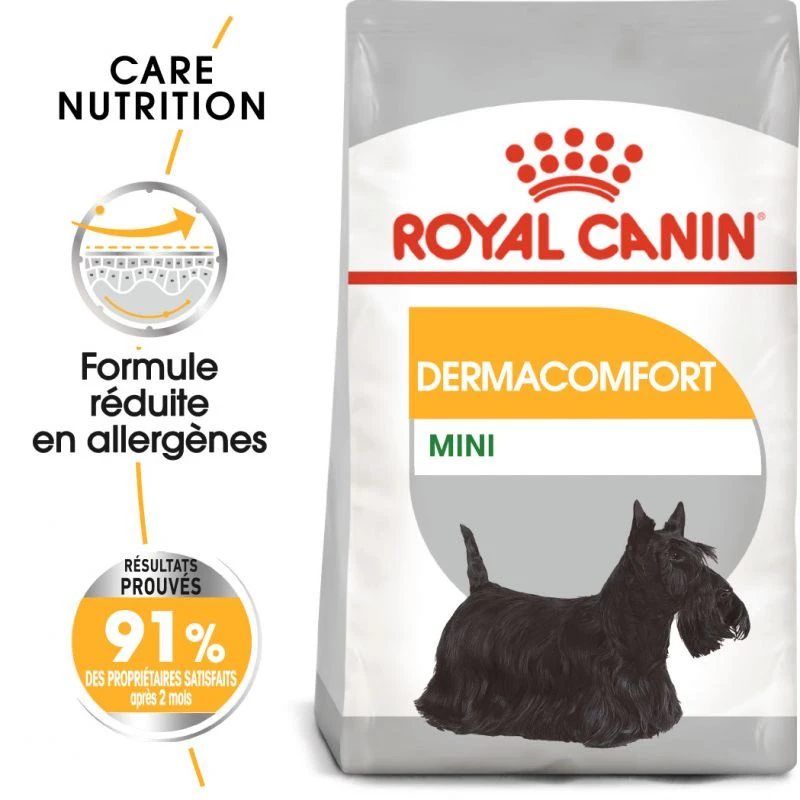 ROYAL CANIN CCN Mini Dermacomfort 3kg + OVER ZOO Délicatesse 100g GRATUIT 1 ROYAL CANIN CCN Mini Dermacomfort 3kg + OVER ZOO Délicatesse 100g GRATUIT