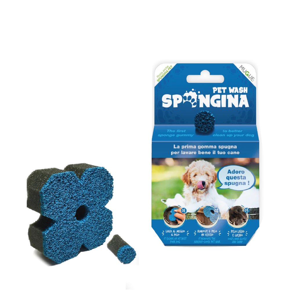 SPONGINA Eponge De Lavage Pour Animaux De Compagnie Pour Laver Votre Chien 1 SPONGINA Eponge De Lavage Pour Animaux De Compagnie Pour Laver Votre Chien