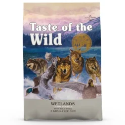 TASTE OF THE WILD Wetlands Au Canard Sans Céréales Pour Chien 2kg+Surprise Gratuite Pour Chien