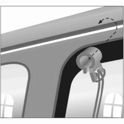 Trixie Filet De Clôture Pour Voiture 120x100cm -Magasin De Fournitures Pour Chiens fre pl Trixie Filet de cloture pour voiture 120x100cm 13424 2