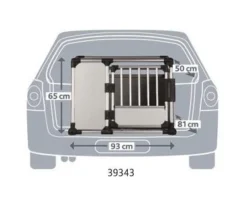Trixie Transporteur En Aluminium L 93x65x81cm 8 Trixie Transporteur En Aluminium L 93x65x81cm -Magasin De Fournitures Pour Chiens fre pl Trixie Transporteur en aluminium L 93x65x81cm 10736 2
