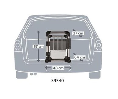 Trixie Transporteur En Aluminium S 48x57x64cm 2 Trixie Transporteur En Aluminium S 48x57x64cm – Image 2