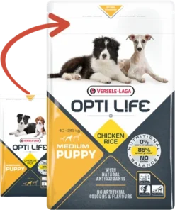 Versele-Laga Opti Life Puppy Medium Avec Poulet Pour Races Moyennes 2.5kg