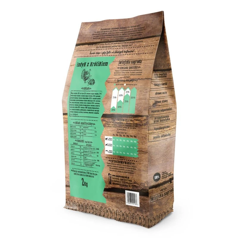 Wiejska Zagroda Dinde Et Lapin (petites Races) 2kg +Surprise Gratuite Pour Votre Chien 3 Wiejska Zagroda Dinde Et Lapin (petites Races) 2kg +Surprise Gratuite Pour Votre Chien – Image 3