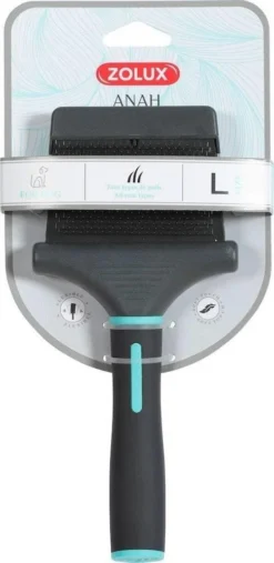 Zolux Anah Brosse Flexible Double Face Pour ChiensL